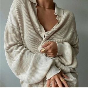 Free People picnic sweater romper